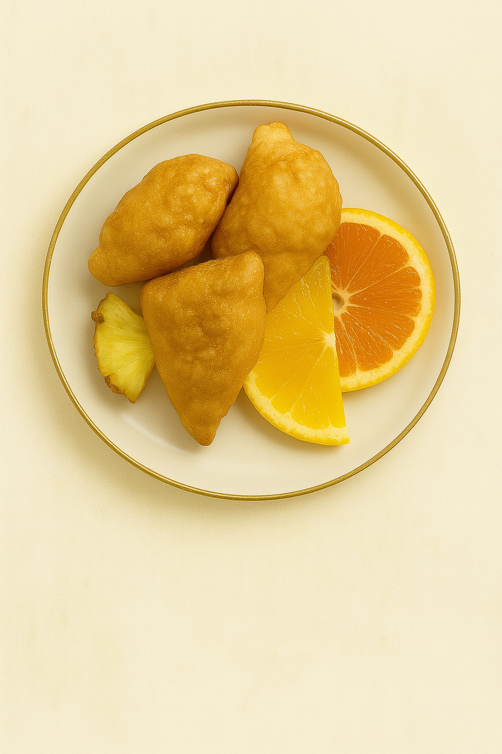 Plat traditionnel haïtien avec fruits